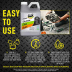 CLR Brands® Automotive Calcium, Lime & Rust Remover, Cleaner for Multiple Surfaces, EPA Safer Choice Certified, Ammonia, Phosphate and Bleach Free Cleaner, 80 Oz