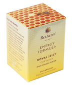 BeeAlive Royal Jelly Energy Formula Non Freeze-Dried 150mg 30 Capsules