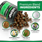 Hemp Calming Chews for Dogs - 240 Treats - Advanced Dog Calming Chews