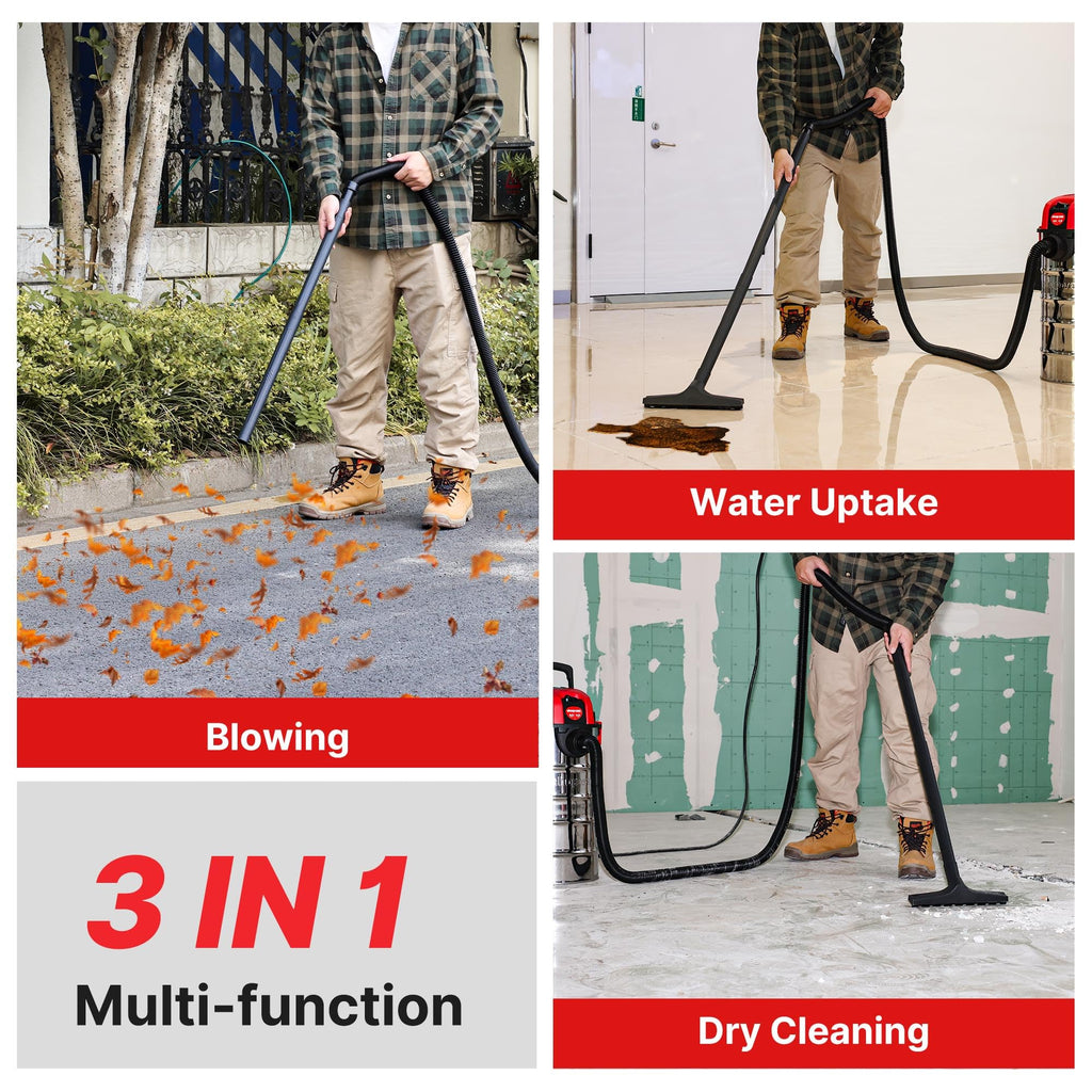 Shop-Vac 6 Gallon 4.0 Peak HP Wet/Dry Vacuum, Wall Mountable Shop Vacuum