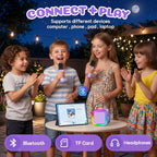 IROO Mini Karaoke Machine for Kids, Birthday Gifts Toys for Girls Ages 3-12