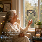 Sympathy Gift for Loss of Loved One,Angel Wing Sun Catcher,Memorial Gifts