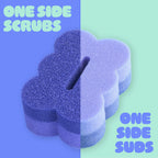 Brite by Scotch-Brite 2-Sided Scrub & Wipe Sponge, Midnight Mode, 6