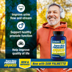 SUPER BETA PROSTATE Advanced with Saw Palmetto - Prostate Health Supplements for Men, Bladder & Urinary Support with Beta-sitosterol, Reishi, Saw Palmetto, Vitamin D, Zinc Oxide, Selenium - 120 Count