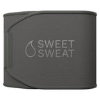 Sports Research Sweet Sweat Waist Trimmer (Core Series) - Premium Sweat Enhancing Fitness Band for Women & Men - Adjustable Fit �� Latex-Free Neoprene - Matte Gray, Medium