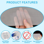 YUKKOEOQ 8 Pcs 13x9 (33cmx23cm) 40 Mesh 304 Stainless Steel Wire Mesh Sheet, Rustproof Metal Mesh Sheet Screen for DIY Crafts, Vent Covers, Garden Fencing, Window Protection & Industrial Filters