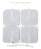 reserv 2" x 2" Premium Re-Usable Self Adhesive Electrode Pads for TENS/EMS Unit, Fabric Backed Pads with Premium Gel (Latex Free) (1 Pack (40 electrodes)