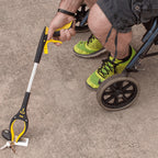 RMS 2 Pack 21 Inch Short Grabber Reacher with Rotating Jaw - Mobility Aid Reaching Assit Tool