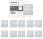 reserv 2" x 2" Premium Re-Usable Self Adhesive Electrode Pads for TENS/EMS Unit, Fabric Backed Pads with Premium Gel (Latex Free) (1 Pack (40 electrodes)