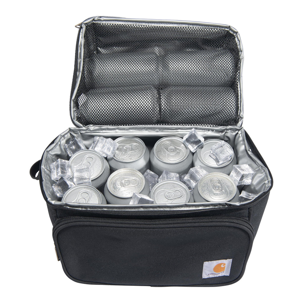 Carhartt Camping Cooler, Worksite Lunch Box, Soft Shell Lunch Bag for Construction Sites, Work and Everyday Use, Black