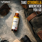 UpNature Citronella Oil Roll On – Camping Essentials - 100% Natural Citronella Essential Oil for Skin