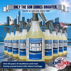 Sheila Shine 32oz Stainless Steel Cleaner and Polish - Cleans, Polishes & Protects Kitchen Appliances, Refrigerators, Sinks, Ovens & Grills - Leaves Streak Free Shine - Stainless Steel Spray Cleaner
