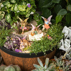 PRETMANNS Fairy Garden Accessories with Fairies for Fairy Garden Outdoor - Miniature Fairy Figurines Set with Animals - Fairy Garden Kit for Indoor Outdoor Gardens