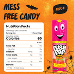 Push Pop Halloween Candy Lollipops, 24 Count, Assorted Party Favors