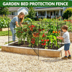 6 Panels Chicken Wire Plant Protectors, 14.26ft(L) x 24in(H) Plant Protectors from Animals, Raised Garden Bed Fencing, Garden Protection Bunny Barricades from Chicken Squirrels for Vegetables