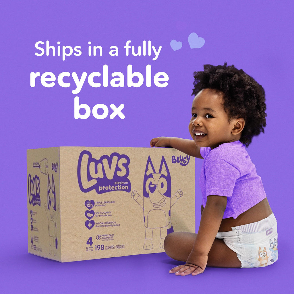 Luvs Platinum Protection Baby Diapers, Size S5 (20-37 lb), 172 Count