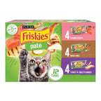 Purina Friskies Wet Cat Food Pate Variety Pack, (24) 5.5 oz Cans