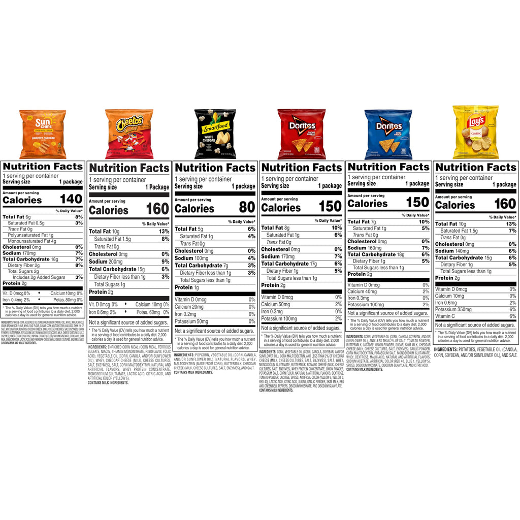 Frito-Lay Snacks Variety Pack 35, Classic Mix, 1 Count