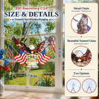SUNCKET American Bald Eagle USA 250th Decor 4th of July