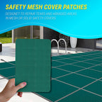 Pool Patch Repair Kit, Pool Cover Patch, 12x8 Self Adhesive Vinyl (PVH), Swimming Pool Patch Repair Kit, 6 Pack