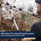 Kings County Tools Tree Trimmer Loppers with 26" - 40" Long Handles
