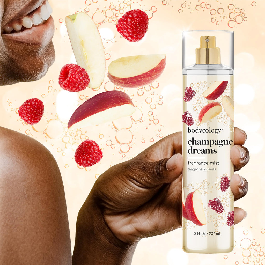 Bodycology Long-Lasting Fragrance Body Mist, Champagne Dreams, 8 fl oz
