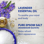 Dr Teal's Foaming Bath with Pure Epsom Salt, Soothe & Sleep with Lavender, 34 fl oz (Pack of 4)