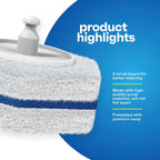CleanGenius Disposable Prefilled Toilet Cleaning Scrubbers, 30 Count