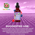 MARYRUTH'S Cocomelon Toddler Elderberry Syrup, USDA Organic Elderberry, Sugar Free Kids Immune Support Supplement for Ages 1-3 Years, Clean Label Project Verified®, Vegan, Gluten Free, 1 Fl Oz