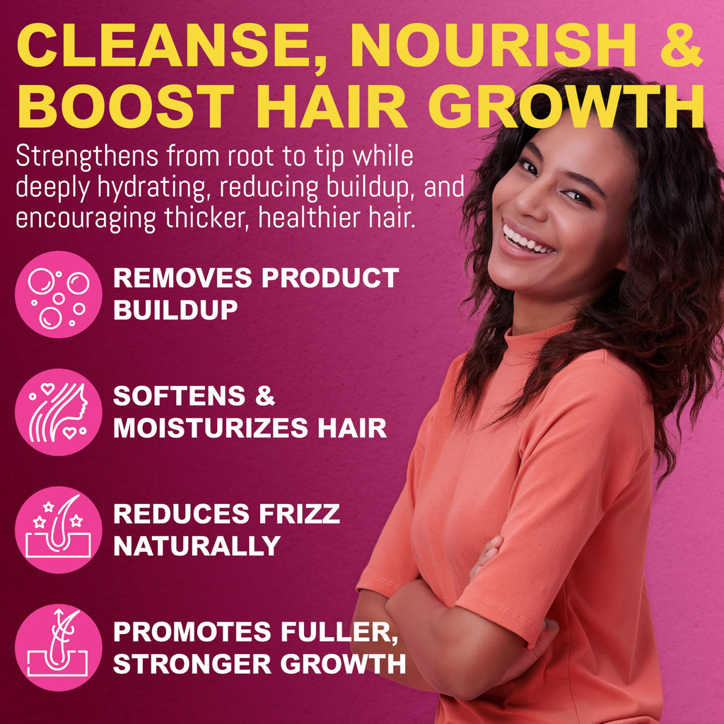 Rida Hair Research Institute Batana Oil Shampoo & Conditioner Set for Hair Growth Lightening Thinning Hair for Men and Women