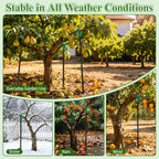 Adjustable Tree Support Pole with Crutch, Fruit Tree Branch Support(2Pack)