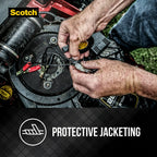 Scotch 3M Super 33+ Vinyl Electrical Tape, .75-Inch x 66-Foot, Pack of 10 Rolls, Insulates and Protects Against Abrasion and Moisture, Protective Jacketing up to 600V Splice Insulation (6132-BA-10)