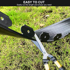 RLINGX Landscape Edging No Dig 4 inch Tall 33FT Garden Edging with 30 Spikes, Landscape Edging Border for Landscaping, Lawn, Flower Beds, Grass and Yard (4inch 33ft)