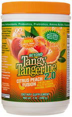 Youngevity Beyond Tangy Tangerine 2.0 Citrus Peach Fusion Multi-Vitamin & Mineral Complex - Made with Natural & Whole Foods | 8,000 ORAC (3 Canisters)