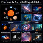 FlyLily Galaxy Projector for Bedroom, 13 in 1 Planetarium Star Projector with Solar System & Constellation, 360° Rotating Galaxy Light Projector, Space Night Light Projector for Kids Adults Gifts