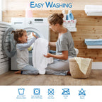 PlushDeluxe Bamboo Waterproof Mattress Protector, Twin Size, Ultra Soft