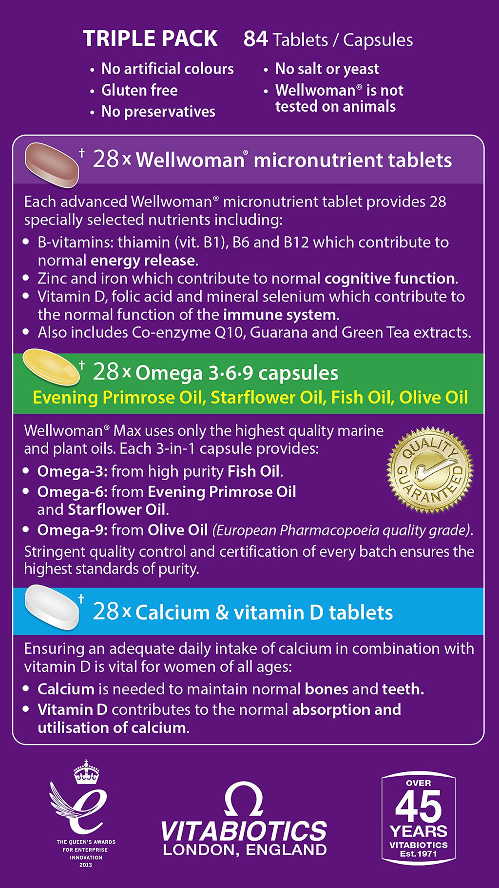 Wellwoman Max Capsules - Pack of 84