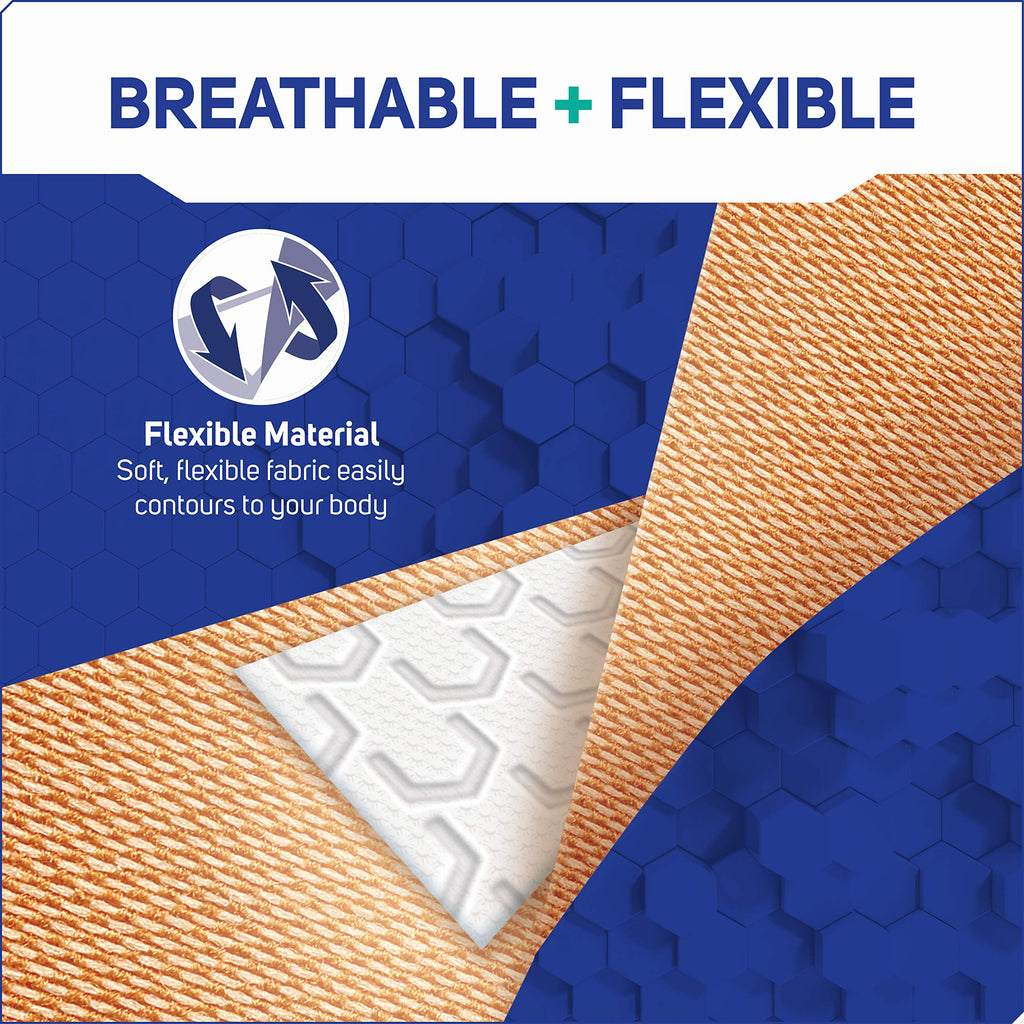Care Science Fabric Adhesive Bandages, 200 ct Bulk Assorted Sizes | Flexible + Breathable Protection for First Aid and Wound Care