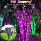 Solar String Lights Outdoor Waterproof 40Ft Color Changing with Remote