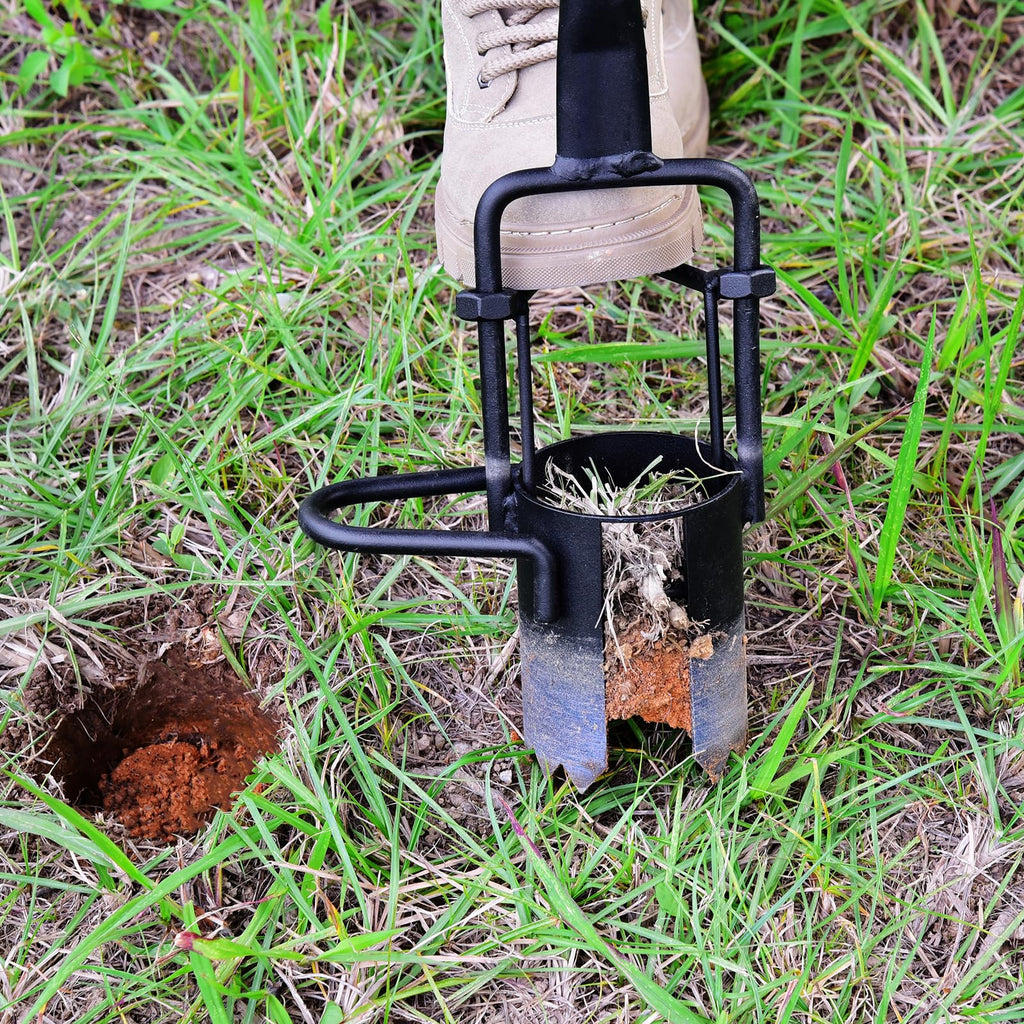 Omesata Sod Plugger, Bulb Planter Grass Plug Tool for Digging Holes
