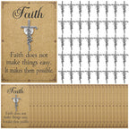 Landical 50 Pcs Christian Cross Lapel Pins Hard Enamel Faith Brooch Gifts