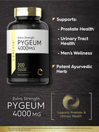 Carlyle Pygeum Africanum Bark | 200 Capsules | High Potency Extract | Non-GMO, Gluten Free Supplement