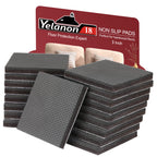 Yelanon Non Slip Furniture Pads -18pcs 3" Grippers Hardwood Floors, Non Skid for Furniture Legs,Self Adhesive Rubber Furniture Feet, Anti Slide Furniture Floors Protectors for Keep Couch Stoppers