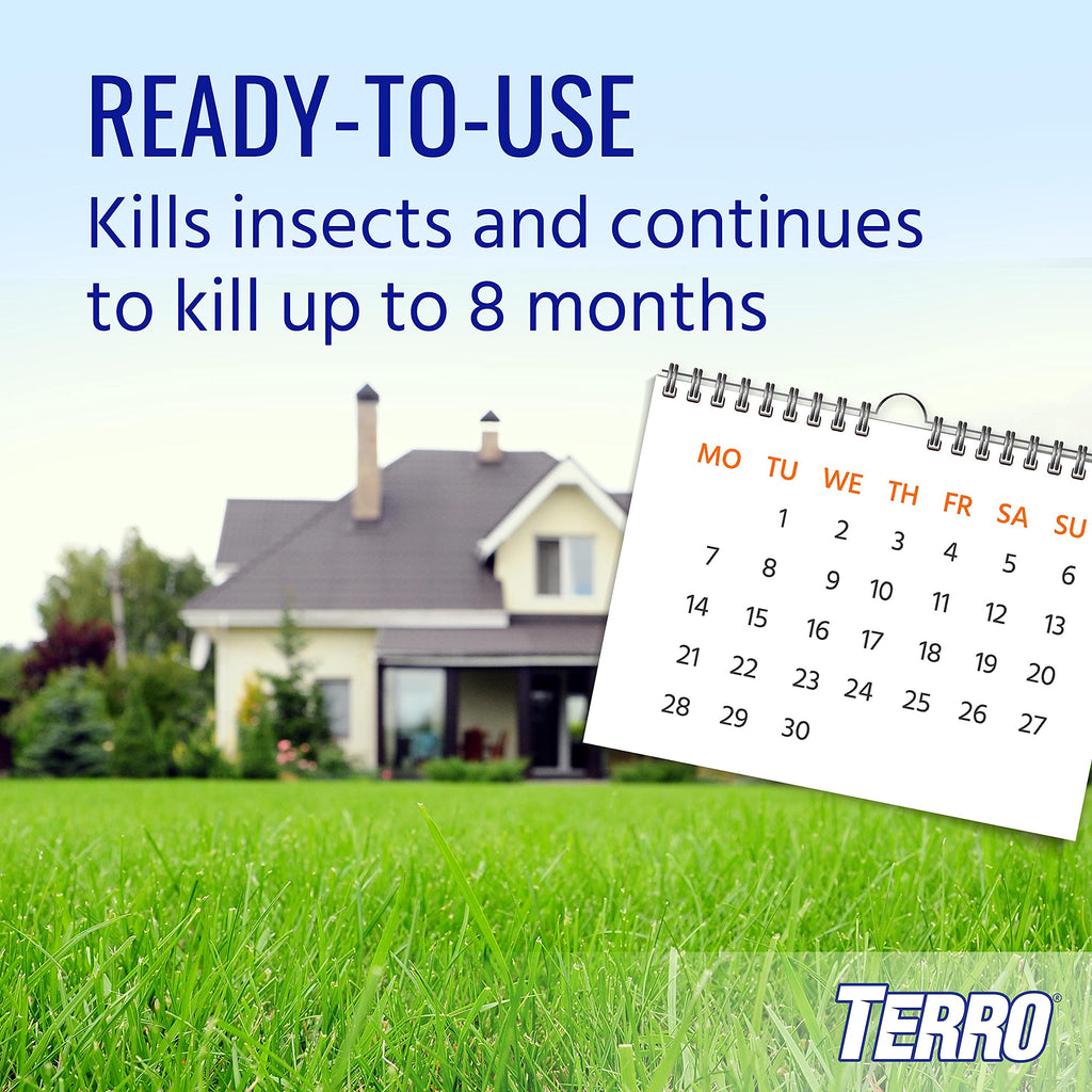 TERRO Ant Dust Powder Killer for Indoors and Outdoors - Kills Ants, Fire Ants, Roaches, Spiders, and Other Insects - T600 - Up to 8 Months Protection - Easy to Use