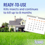 TERRO Ant Dust Powder Killer for Indoors and Outdoors - Kills Ants, Fire Ants, Roaches, Spiders, and Other Insects - T600 - Up to 8 Months Protection - Easy to Use