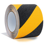COSIMIXO 4" x 35Ft Black&Yellow Heavy Duty Anti Slip Tape for Stairs Outdoor/Indoor Waterproof Grip Tape Safety Non Skid Roll for Stair Steps Traction Tread Staircases Anti-Slip Strips…