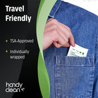 HandyClean Pre-Moistened Lens Cleaning Wipes, Eyeglass Wipes, Screen Wipes, 200 ct of 6 x 5 inches Individually Packed Lens Cleaner Wipes