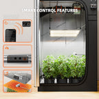 Spider Farmer SF4000 LED Grow Lights for Indoor Plants in 4x4 Grow Tent