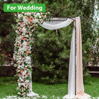 87in Garden Arbor Metal Arch Trellis for Climbing Plants Outdoor Wedding