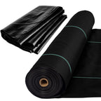 Super Geotextile Woven Geotextile Fabric for Driveway and Road Stabilization, Construction Underlayment, Erosion Control, Commercial Grade 50 Year for Gravel Roads and Pavers (20x60) Ships Folded